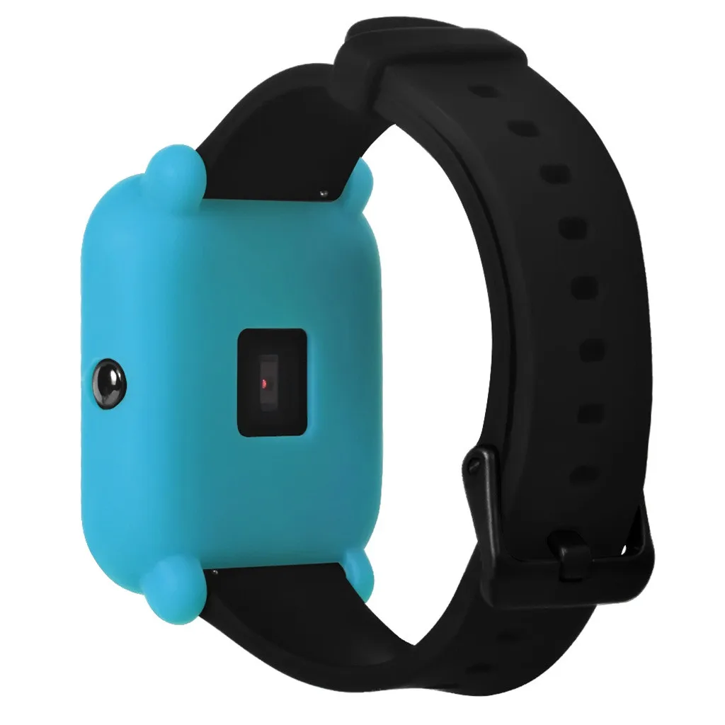 Мягкий силиконовый Сменный Чехол для Huami Amazfit Bip Youth Watch с защитой экрана, аксессуары для умных часов