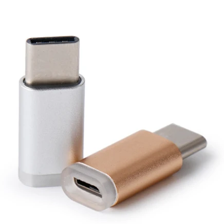 Штепсельная вилка типа C К гнездовой разъему Micro USB и стандартный разъем с