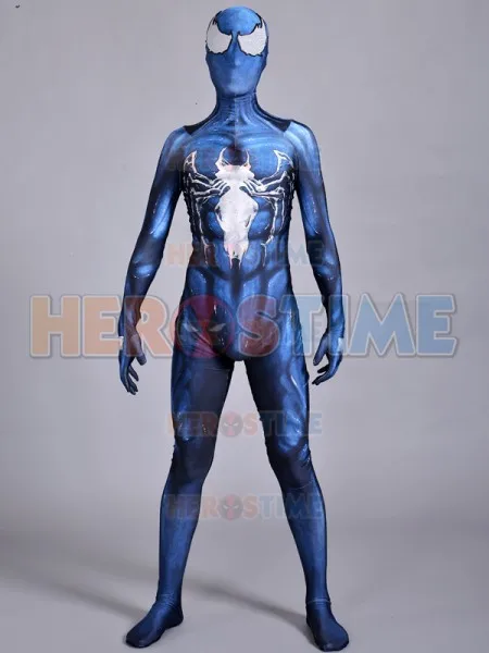 Venom Symbiote Spiderman Costume Spandex Zentai Catsuit Cosplay Halloween Costumes Custom Made Venom Symbiote Spiderman Costume Spandex Zentai Catsuit Cosplay Halloween Costumes Custom Made