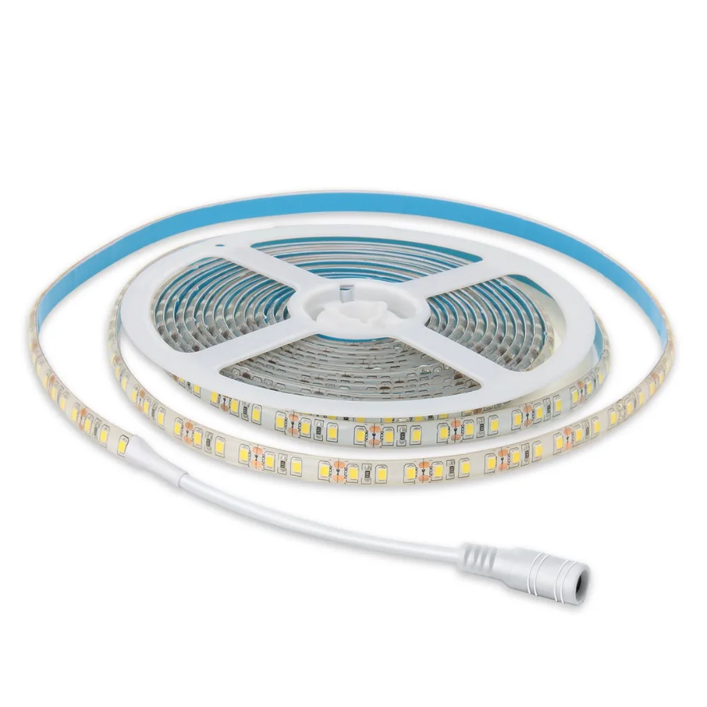 Естесственный Белый светодиодный лент 5 м SMD 2835 120 s/M AC/DC 12V Водонепроницаемый IP65