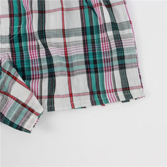 5 pcs Mens Underwear Boxers Shorts Casual Cotton Sleep Underpants Quality Plaid Loose Comfortable Homewear Striped