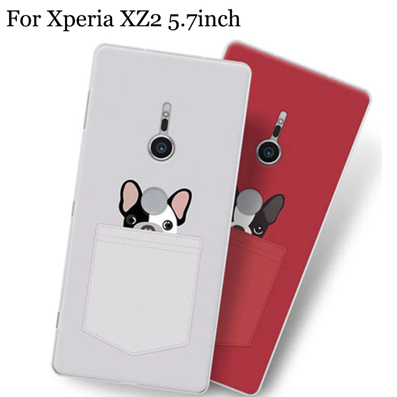Чехол для Sony Xperia XZ2 чехол XZ 2 Мультяшные мягкие ТПУ чехлы телефонов X Z2 H8216 H8266 H8296