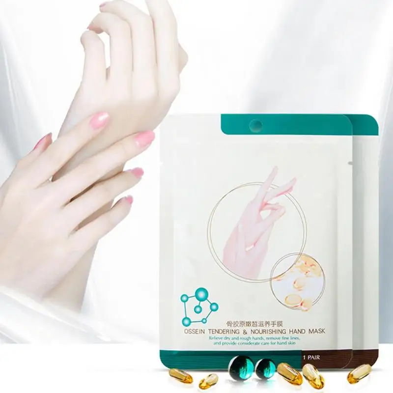

1 Pair Whitening Moisturizing Hand Mask Exfoliating Nourishing Gloves Anti Wrinkle Smoothing Hand Masks Hand Skin Care