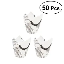 50 шт бумажные формы для выпечки тюльпан дизайн с кексом обертки вкладыши Маффин случаях торт чашки вечерние сувениры(белый