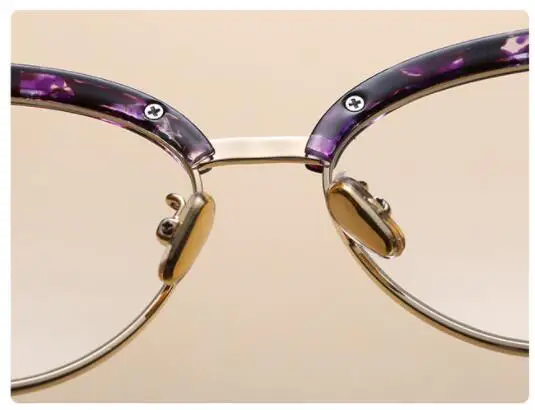 Cat Eye Shiny Rhinestones Lady Glasses Frames Women Sexy CCSPACE Brand 45120 Signer Optical EyeGlasses Fashion Eyewear