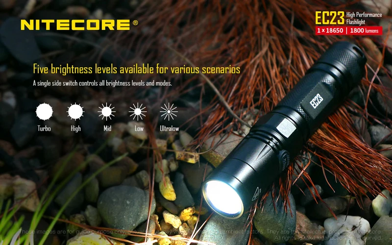 Nitecore EC23 1800 lumens LED High Performance Flashlight (13)