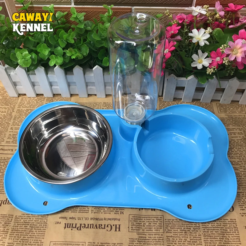 

CAWAYI KENNEL Dog Feeder Drinking Bowls for dogs Cats Pet Food Bowl comedero perro miska dla psa gamelle chien chat voerbak hond