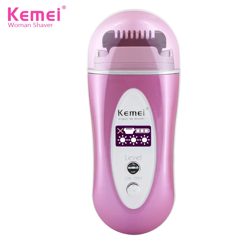Kemei-6810 Аккумуляторный Электрический эпилятор для женщин, беспроводной эпилятор для леди, для удаления волос, электробритва, эпилятор для бритья волос