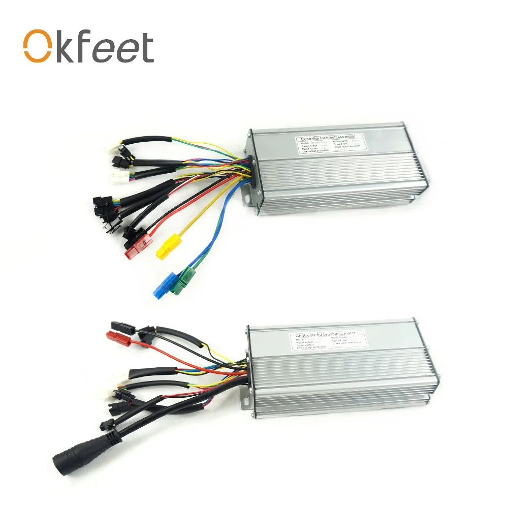 Okfeet 48V30A KT Kunteng Стандартный контроллер электрического велосипеда с функцией светильник серия KT конверсионный комплект 1000 Вт мотор