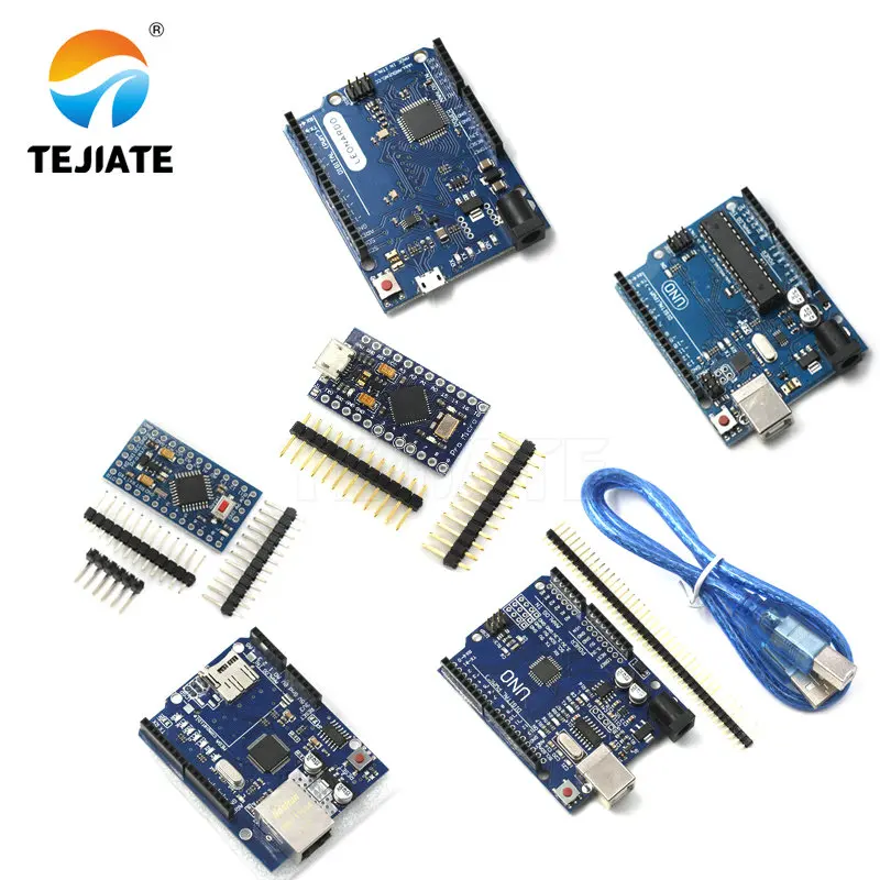 

Pro Mini 328 ATMEGA328 UNO R3 CH340G+MEGA328P ATmega16U2 Chip 16Mhz For Arduino UNO R3 Development board + USB CABLE ATmega32u4