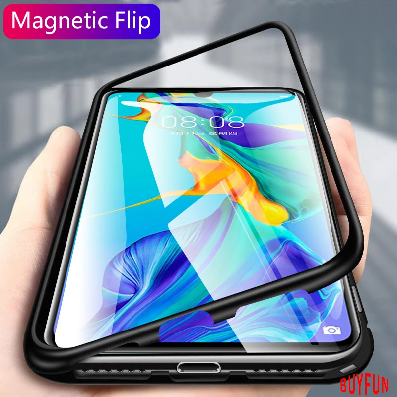BUYFUN на магнитной застежке чехол рoker для huawei P30 Pro задняя крышка-чехол телефона из