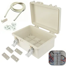 1 шт. ABS Водонепроницаемая электронная распределительная коробка винт Mayitr пластиковый герметичный корпус чехол корпус открытый клеммный кабель 240*170*110 мм