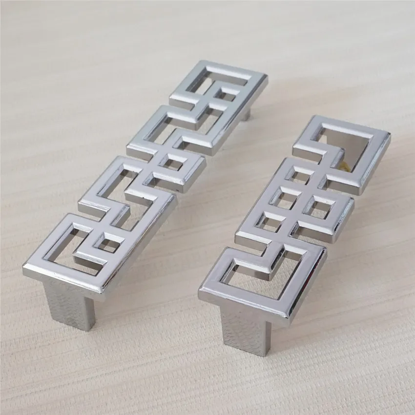 

3.75'' 5'' Unique Silver Pulls Handles Knobs Door Handle Knob Kitchen Cabinet Pull Knobs Drawer Pull Handles Furniture Hardware