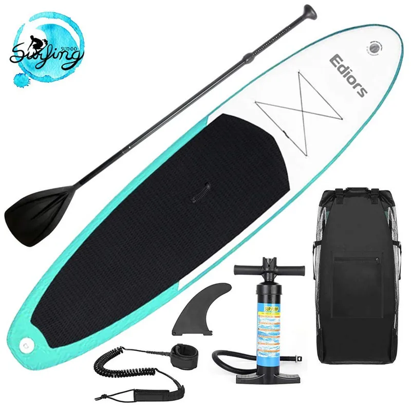 

Inflatable 305X76X15 CM Stand Up Paddle Surfboard Surfing Board Water Sport Sup Board with Paddle Pump Foot Safety Rope