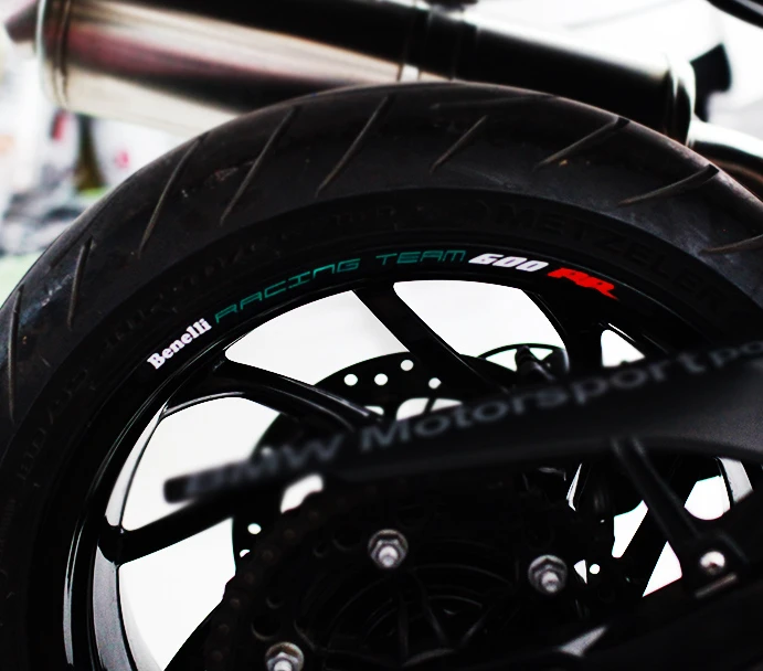 

Car Styling Vinyl Decal Motorcycle Wheel Tyre Tire Sticker Bumper for Benelli 600 Wheel 17 Inch