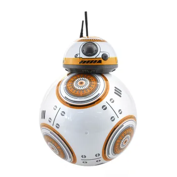 

New Action Toy Figures BB-9E Star Wars BB8 twin ball remote control robot smart magnetic suspension children's toys