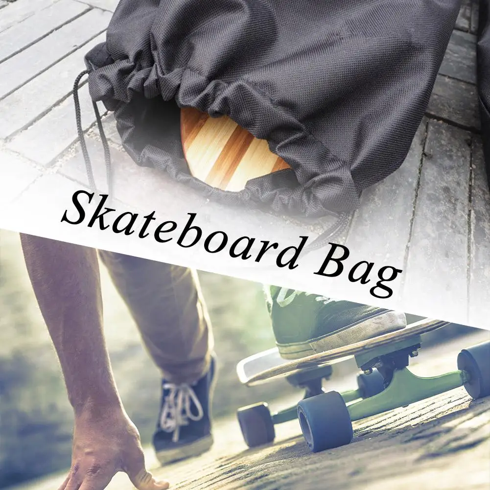 قابل للتعديل الأسود Longboard لوح التزلج على ظهره حقيبة حمل الرقص مجلس الانجراف مجلس السفر Longboard الظهر Shouler الرباط
