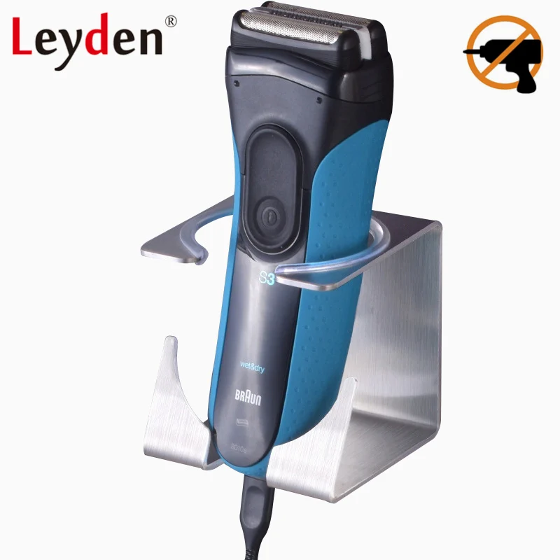 Leyden Electric Razor Holder SUS 304 Stainless Steel Silver Electric