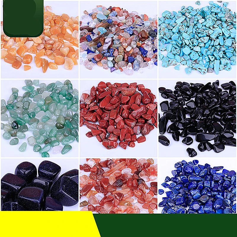 

100 grams Crystal Epoxy Manual DIY Material Filler Color Stone Turquoise Crystal Agate Small Crushed Stone