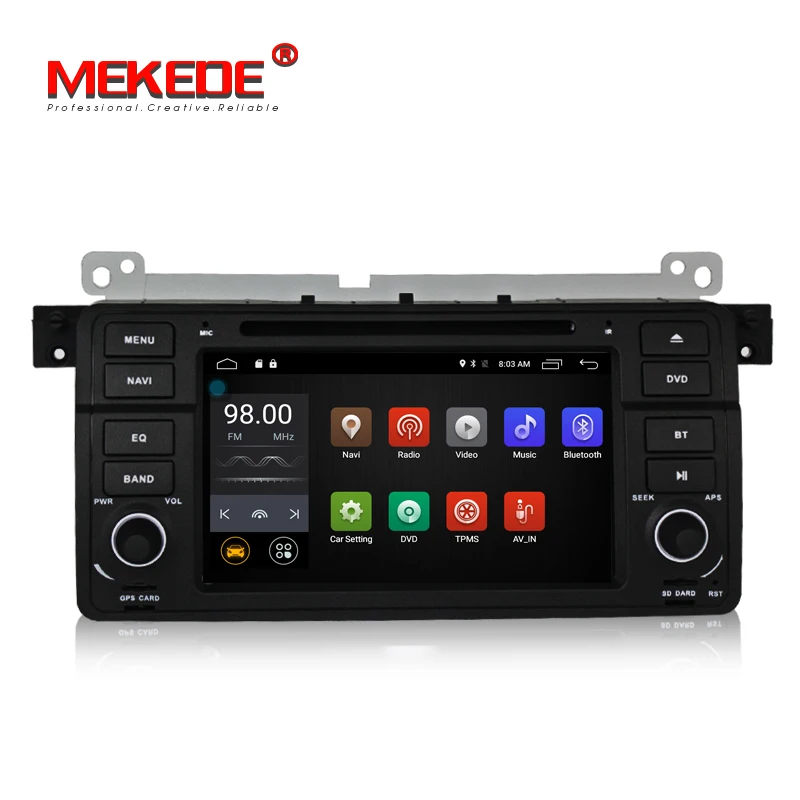 Quad Core Pure Android 7 1 Car DVD for BM W 3Series E46 M3 1998 2006