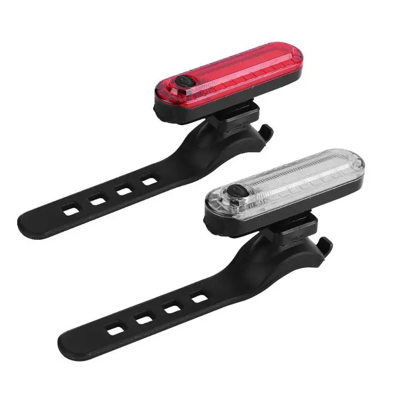 

USB Rechargeable COB LED Bicycle Taillight Rear Warning Lamp Waterproof Safety Cycling Tail Light for Road Bike Bicycles Parts