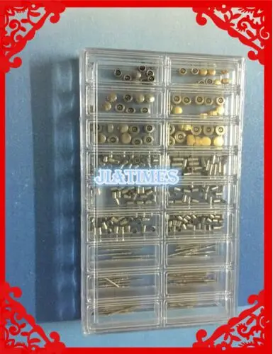 Free Shipping 1Set Gold and Silver Stainless Steel Watch Crowns Watch Tube Watch Stems for Watch