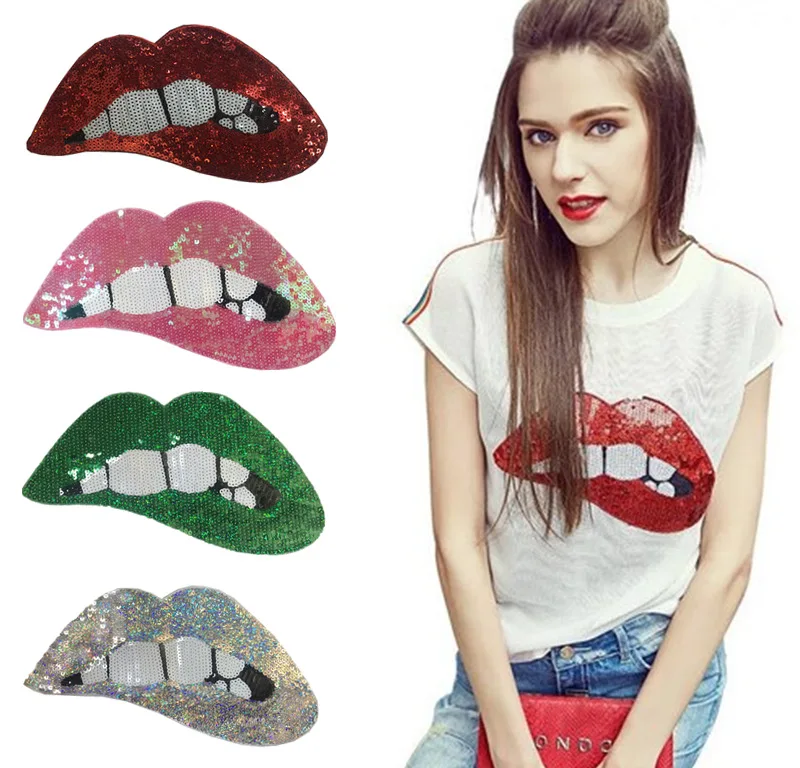

Bright sequins, lip cloth, embroidery, patch clothes, holes in clothes, armband, subsidy for crooked beads
