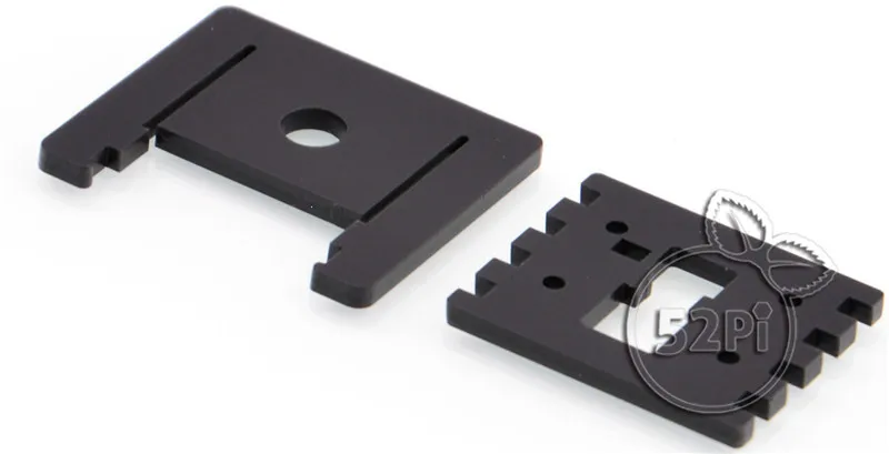 Регулируемый кронштейн для камеры Raspberry Pi монтажа черный акриловый бесплатная