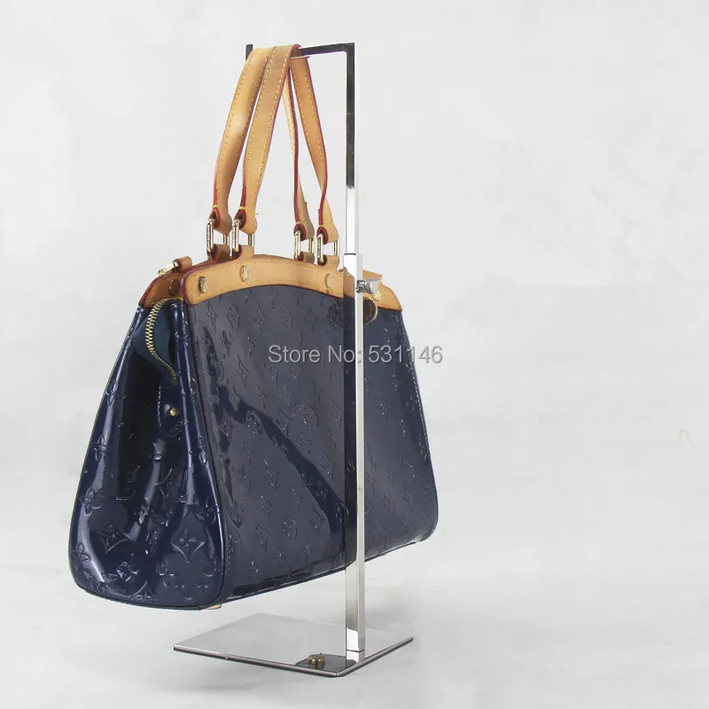 

10PCS Stainless steel handbag display the landing bag rack wrought tray bag display shelves