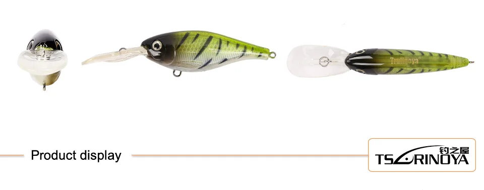 TSURINOYA Bear King DW36 SHAD 80 мм/13 г глубина погружения 2,1-4,5 м приманка для рыбы плавающая твердая приманка артикулярная приманка с пернатым блеском