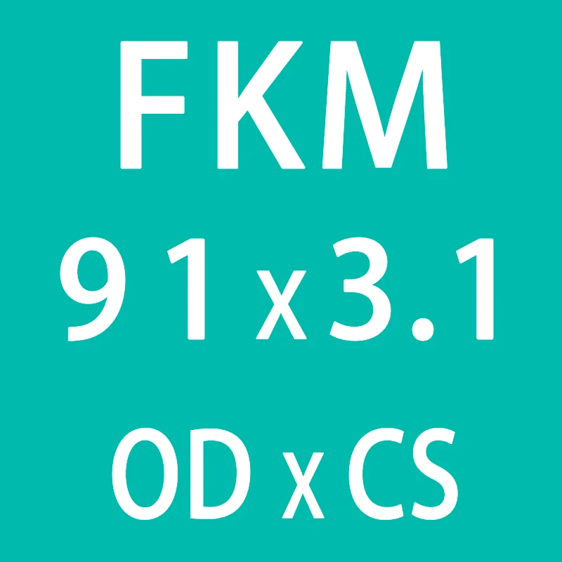 Резиновое кольцо зеленый FKM уплотнительное кольцо 3,1 мм Толщина OD81/85/88/90/91/92/95/96/100/105/110 мм резиновые уплотнительные кольца масло для уплотнения прокладки шайба - Цвет: OD91mm