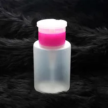 6 шт. горячее искусство ногтей лак насос диспенсер пустая бутылка 120 мл для удаления УФ гель очиститель Блокировка бутылки давления бесплатно