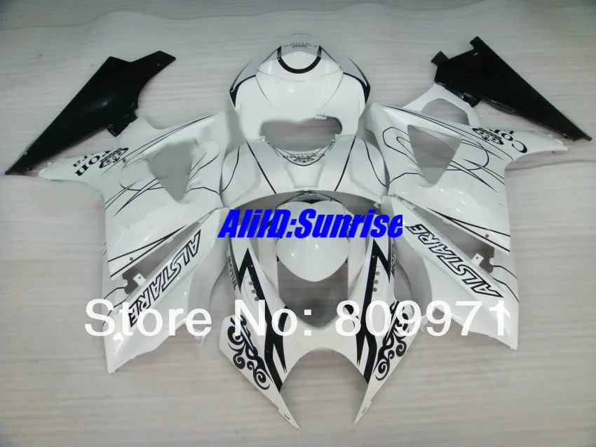 

S434 COOL Corona white blk full Fairing for SUZUKI GSXR1000 2007 2008 GSX-R1000 07 08 GSXR1000 K7 07 08 2007 2008
