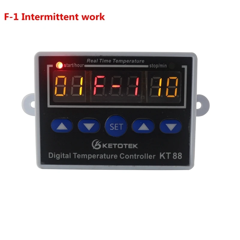 Цифровой термостат 12 В 24 110 V 220 Контроль температуры Switch 19 ~ 99C Выход 10A AC|Умная