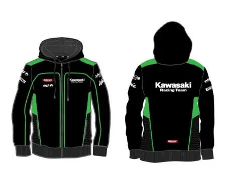 Kawasaki майки для велоспорта мотоцикл рубашки Автогонки мотоцикл езды служба хлопок толстовка bv