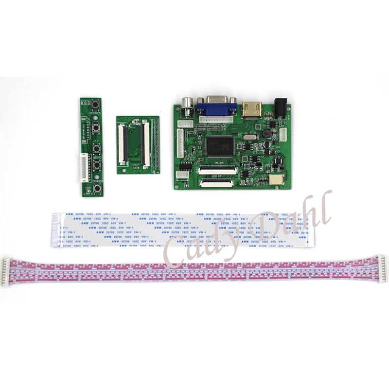 

HDMI VGA 2AV Audio LCD Controller Board for Raspberry Pi PC Matrix HSD070IDW1 HSD062IDW1 HSD080IDW1 800x480 60P TTL RGB TFT LCD