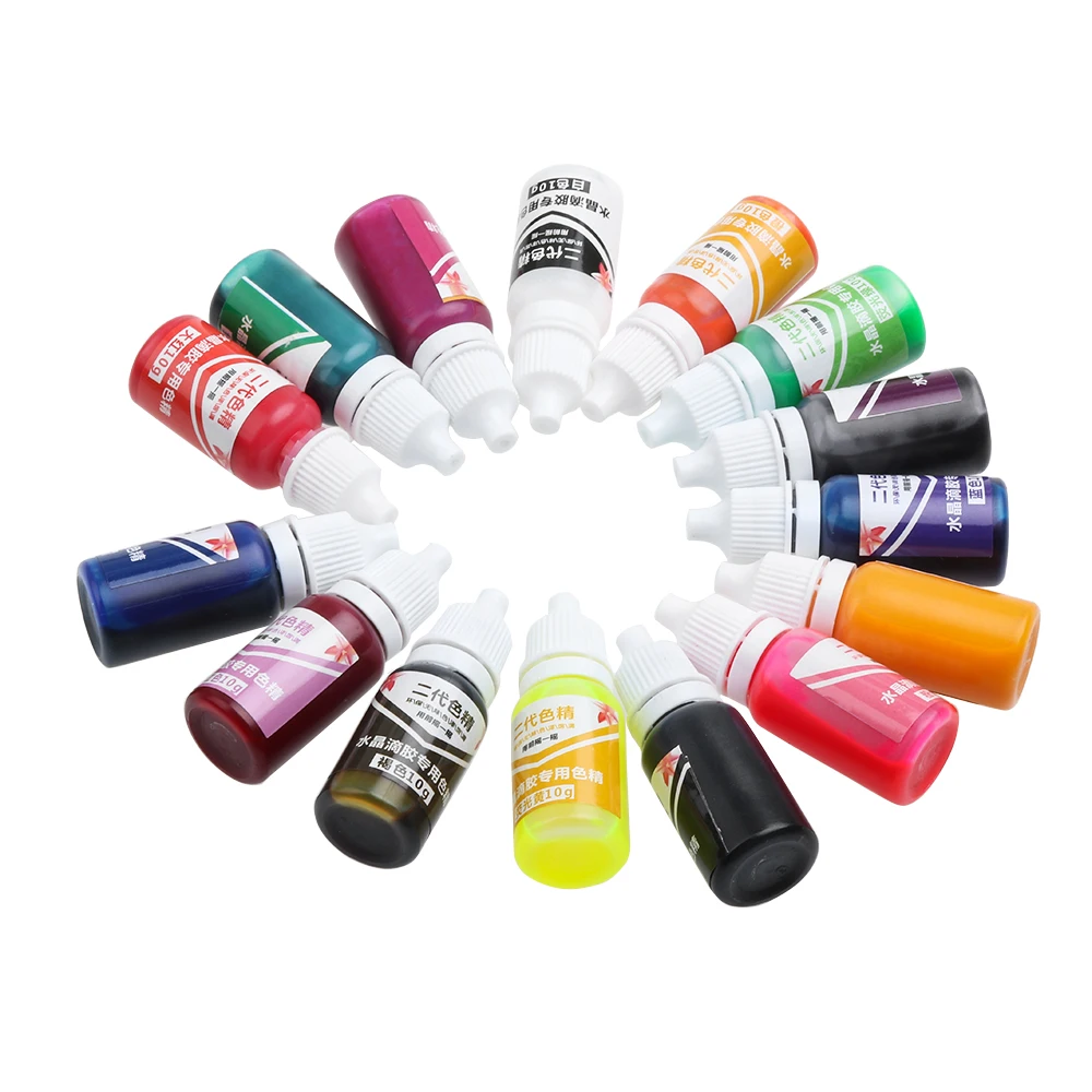 1bottle 10g Liquid Color Uv Resin Coloring Dye Dyeing Pigment Slime Crystal Mud Dyeing Water Oil Dual Use Pigment Diy Craft Diy Craft Supplies Aliexpress