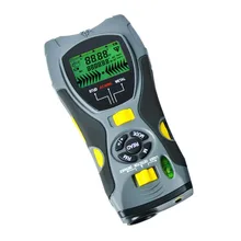 Многофункциональный 5в1 цифровой измеритель расстояния стержень/ласты Металл AC живой провод детектор лазерный маркер портативный инструмент