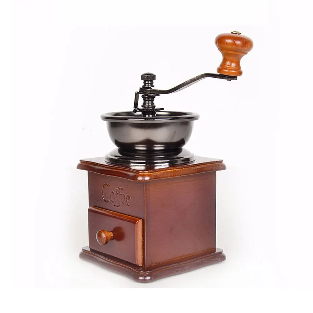 

Manual Woodbox Coffee Grinder-Home Kitchen Retro Coffee Machine Hot Sales 1pc
