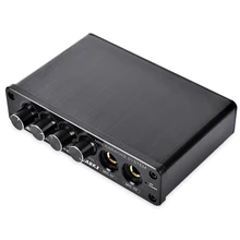 OPQ-Lynepauaio Караоке ТВ/мобильный двойной микрофон мини-микшерный пульт караоке, который поддерживает вход микрофона с подвижной катушкой, и