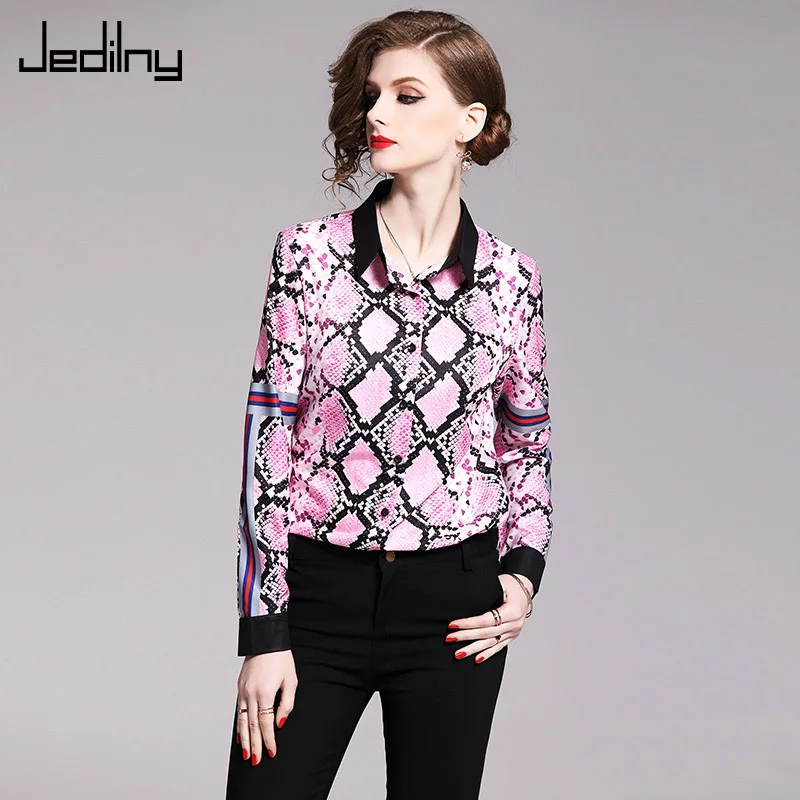 

Womens Tops and Blouses Long Sleeve Blouse Vintage Print Plaid Shirt Women Shirts Ladies Tops Blusas Mujer de Moda 2019