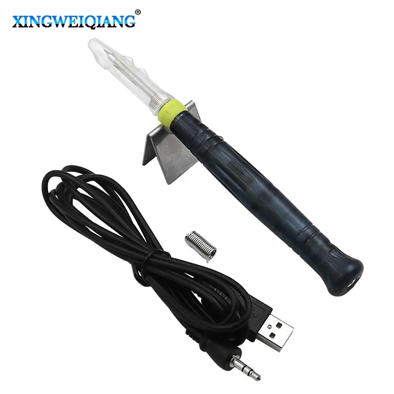 USB паяльник профессиональный Электрический паяльник быстрый нагрев инструменты для DIY пайки рабочих мест с индикатором светильник