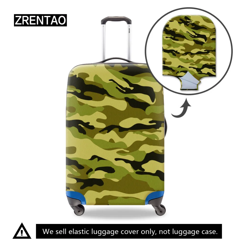 suitcase with zipper cover
