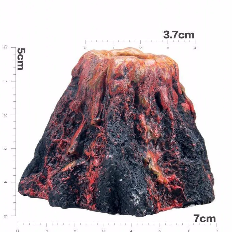Title 16, Volcano Shape Air Bubble Stone Aquarium Air Sto...