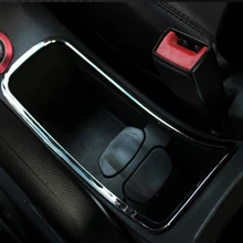 Жеребенок сжигание ABS хром изюминка защита стакана воды Отделка Коробка для хранения украшения стикер для Chevrolet Cruze 2009