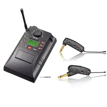 Aister Portable UHF Wireless Microphone for Guitar Instrument Accessories Effector Digital Bass Audio Transmitter and Receiver aroma aru 03s uhf wireless digital audio transmission transmitter receiver system for guitar bass