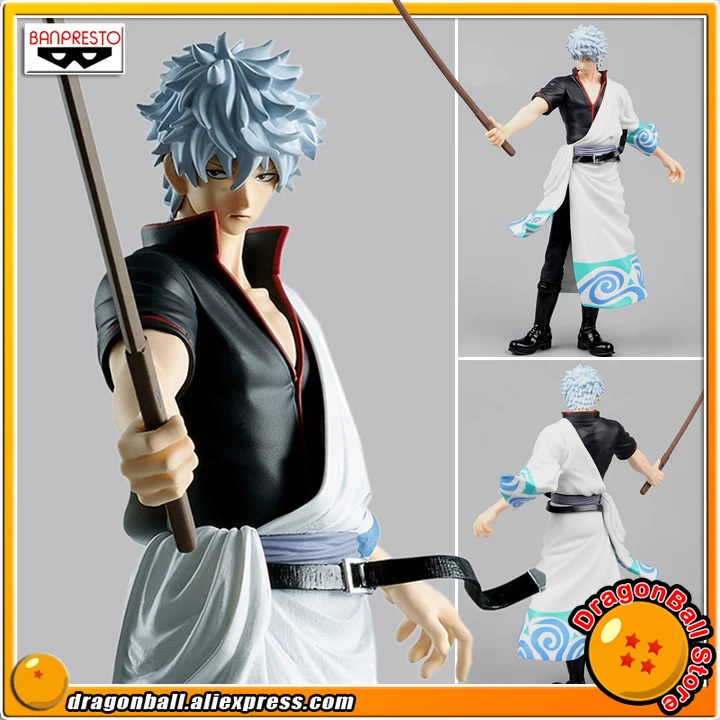 Оригинал японского аниме гинтама коллекция Banpresto фигура-гинтоки Саката кабусику