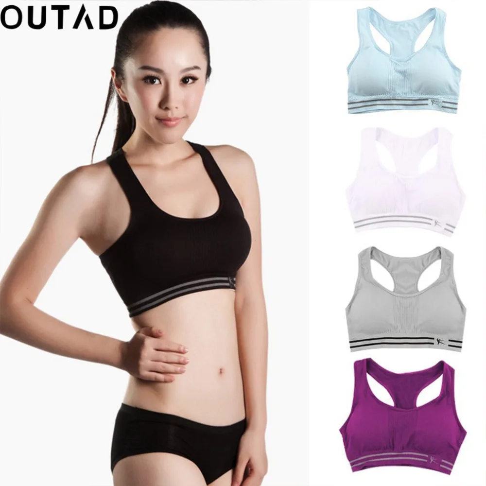 

Absorb Sweat Quick Drying Professional Sports Bra,Fitness Padded Stretch Workout Top Vest Running Wireless Underwear for Women