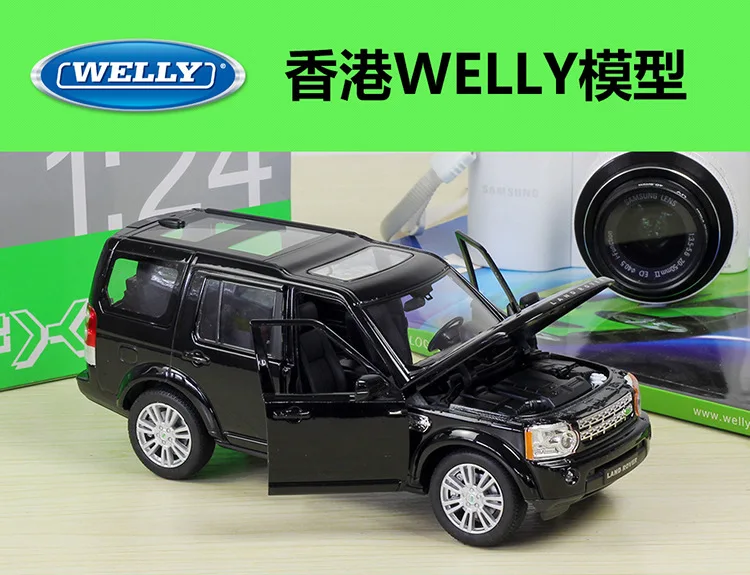 1:24 Welly Land Rover Discovery 4 литая модель автомобиля