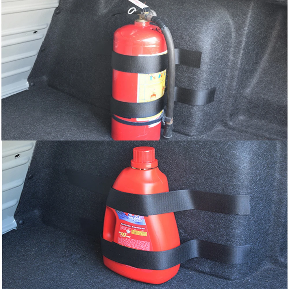 YOSOLO 60 x 5cm Fire Extinguisher Mount Straps Fixed Sundry Car Trunk Organizer Car-styling Stowing Tidying YOSOLO 60 x 5cm Fire Extinguisher Mount Straps Fixed Sundry Car Trunk Organizer Car-styling Stowing Tidying